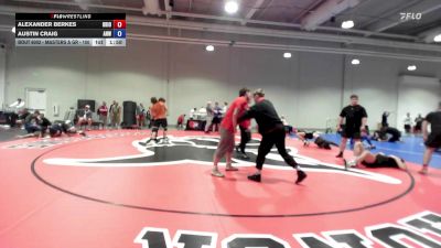 Masters A GR - 100 lbs Champ. Round 1 - Alexander Berkes, Ohio vs Austin Craig, All Navy Wrestling