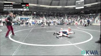 60 lbs Round Of 64 - Kashen Bell, Division Bell Wrestling vs Dallas Sims, Lions Wrestling Academy