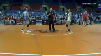 100 lbs Round Of 16 - Sofia Abramson, Nevada vs Kaitlyn Clawson, Pennsylvania