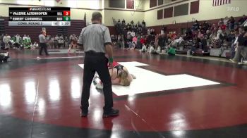 155 lbs Cons. Round 2 - Valerie Altenhofen, Williamsburg vs Emery Cornwell, Marion