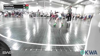 84 lbs Final - Raiden Johns, Collinsville Cardinal Youth Wrestling vs Bj Gahagan Jr, Raw Wrestling Club