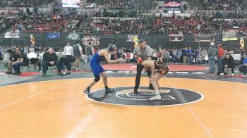 AA - 138 lbs Champ. Round 1 - Jacob La Notte, Flathead (Kalispell) vs Ryder Crawford, Gallatin (Bozeman)
