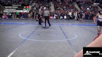 64 lbs Champ. Round 1 - Matthew Cermak, South Central Punisher vs Beau McQuitty, Atwood Kids Wrestling Club