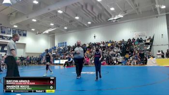 100 lbs 3rd Place Match - Makenzie Rocco, St. Martin High School Girls vs Kaylynn Arnold, Mississippi School For The Blind