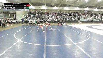 106 lbs 7th Place Match - Dustin Collier, Indiana vs Gavyn DeCol, Uintah Wrestling