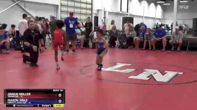71 lbs Placement Matches (8 Team) - Jhakai Roller, Tennessee vs Mason Sigle, Pennsylvania Red
