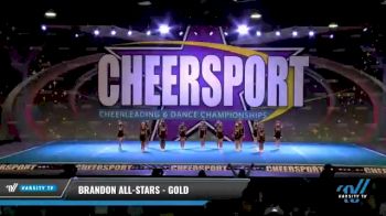 Brandon All-Stars - Gold [2021 L1 Mini - Small Day 2] 2021 CHEERSPORT National Cheerleading Championship