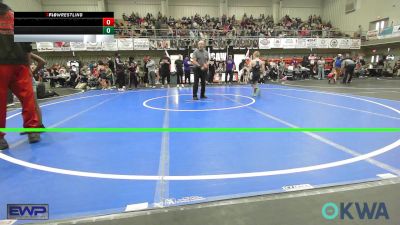 83 lbs Rr Rnd 5 - Bo Ely, Warner Eagles Youth Wrestling vs Kadan Mclaurin, Tulsa North Mabee Stampede