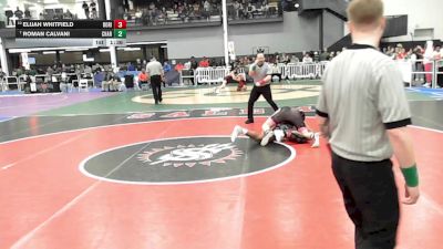 4 - 190 lbs Champ. Round 1 - Roman Calvani, Charlottesville vs Elijah Whitfield, Rock Ridge