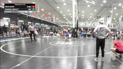 134 lbs Rr Rnd 4 - Teag Saito, Triumph - HSC vs Dominic Deputy, Team Shutt Mau Mau - HSC