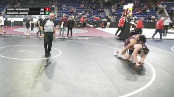 215 lbs Consi Of 32 #2 - Janzel Hernandez, Lowell vs Brandon Leeman, Milford NH