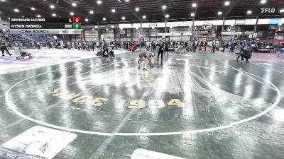 110 lbs Cons. Round 4 - Kyson Haskell, Moorcroft Mat Masters vs Beckham Jacobs, Lander Legacy