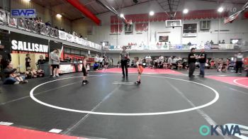 43 lbs Quarterfinal - Ross Richards, Roland Youth League Wrestling vs William Craghead, Sallisaw Takedown Club