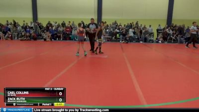 75 lbs Champ. Round 1 - Cael Collins, DC Elite vs Zack Ruth, Braham Warriors