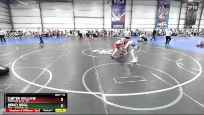 130 lbs Rd# 6- 9:00am Saturday Final Pool - Henry Begg, Team Michigan vs Carter Williams, Nebraska Elite