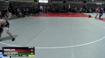 115 lbs Champ. Round 1 - Austin Sanders, Maple River/USC vs Parker Cash, Crosby Ironton