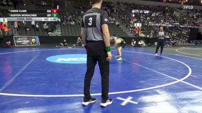 157 lbs Cons. Semi - Easton Worachek, Wis.-Parkside vs Owen Cline, Colorado Mesa