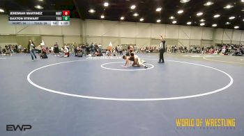 92 lbs Semifinal - Jeremiah Martinez, Northern Colorado 12U vs Daxton Stewart, Tulsa Elite 12U 1