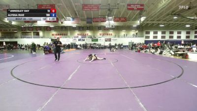 124 lbs Champ. Round 1 - Alyssa Ruiz, Texas Wesleyan vs Annesley Day, Tiffin University