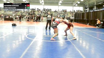 165 lbs Round Of 64 - Katherine Donohue, VA vs Jaida Macaluso, NY