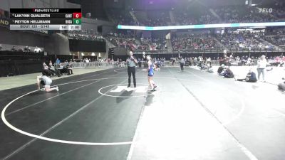 Quarterfinal - Peyton Hellmann, Bon Homme/Scotland/Avon vs Lakynn Qualseth, Canton