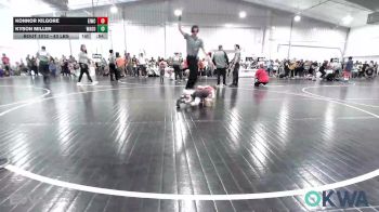43 lbs Quarterfinal - Konnor Kilgore, Eufaula Ironheads Wrestling Club vs Kyson Miller, Wagoner Takedown Club