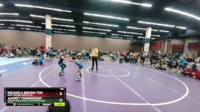 67-73 lbs Round 3 - Audrey Cunningham, Gracie Barra Westchase Wrestling Club vs Michaela Brown Ton, Best Trained Wrestling