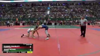 D2-157 lbs Quarterfinal - Shane Michael, Ravenna vs Gunner Cramblett, Graham Local