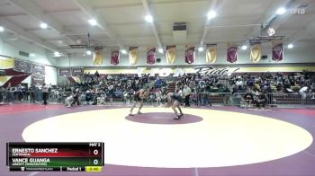 120 lbs Cons. Round 2 - Ernesto Sanchez, Centennial vs Vance Guanga, Liberty (Winchester)