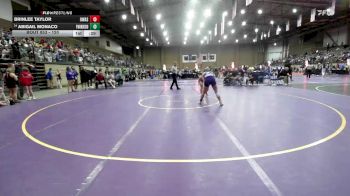 120 lbs Cons. Round 4 - Brinlee Taylor, Owasso vs Abigail Monaco, Park Hill South