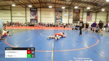 132 lbs Rr Rnd 3 - Vasilios KATRANIS, Sprig Gardner Wrestling Club vs Cody Nipple, JC Mat Rats