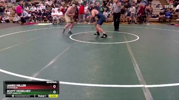 215 lbs Semifinal - James Miller, Salesianum vs Scott McKelvey, Saint Marks H S