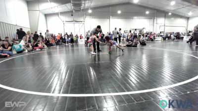 46 lbs Quarterfinal - Cody Hawkins, HURRICANE WRESTLING ACADEMY vs Maverick Meyer, Skiatook Youth Wrestling