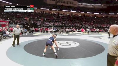 125 lbs Cons. Semis - Kendleigh Dowalter, Grove City vs Anna Madi, Brecksville