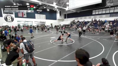 126 lbs Cons. Round 5 - Maddox Hazard, High Desert Wrestling Club vs Robert Alcaraz, Menifee Wrestling Club