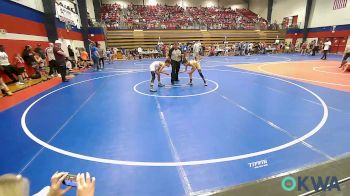 80 lbs Quarterfinal - Rex McDonald, Team Tulsa Wrestling Club vs Owen Oleson, Checotah Matcats