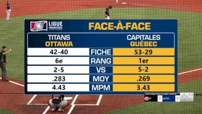 Quebec Capitales vs. Ottawa Titans - 2022 Ottawa Titans vs Quebec Capitales