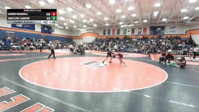 184 lbs Champ. Round 1 - Waylon Lamkin, Alma College vs Aiden Russell, Concordia College (Moorhead)