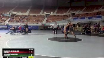 D3-120 lbs Quarterfinal - Zemira Wilhelm, Show Low vs Gabriel Enriquez, Safford