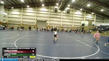 54-59 lbs Round 2 - Camille Fisher, Southern Idaho Wrestling Club vs Harlym Ward, Bear River