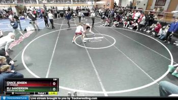 138 lbs Champ. Round 1 - Eli Sanderson, Burlington Edison vs Chace Jensen, Mt. Spokane