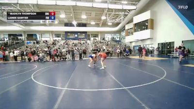 145 lbs Quarterfinal - Madilyn Thompson, Champions Wrestling Club vs Lainee Sawyer, Panguitch