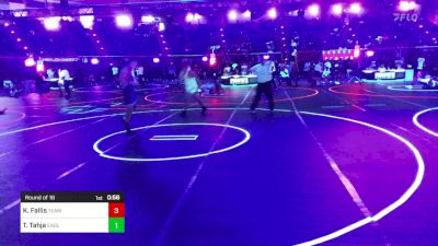 165 lbs Round Of 16 - Kiefer Fallis, Team Champs vs Tayte Tahja, Eaglecrest WC