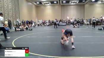 70 lbs Consolation - Ryker Rollans, Gold Rush Wr Acd vs Weston Ekle, Mid Valley Wolves Wr Acd