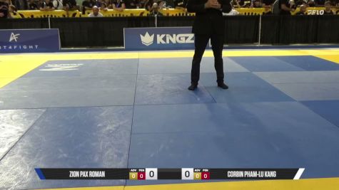 Zion Pax Roman vs Corbin Pham-Lu Kang 2026 Pan Kids Jiu-Jitsu IBJJF Championship