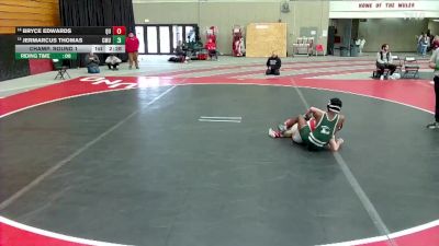 141 lbs Champ. Round 1 - Jermarcus Thomas, Central Methodist vs Bryce Edwards, Quincy