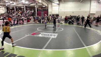 56 lbs Champ. Round 1 - Dax Luft, LeVici Prep vs Cruz Alcaraz, Forest Lake Wrestling Club