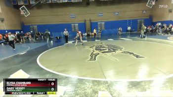 105lbs Cons. Round 2 - Elysia Chambard, Central Kitsap (Girls) vs Daisy Vessey, Aberdeen (Girls)