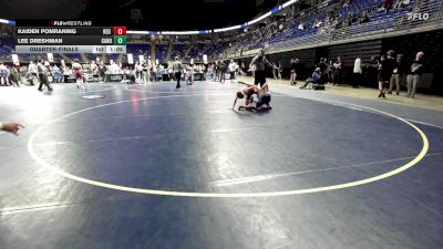 110 lbs Quarterfinal - Kaiden Pomraning, Red Lion vs Lee Dreshman, Canon-McMillan