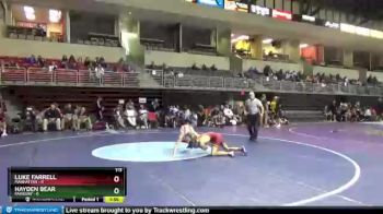 113 lbs Round 2 (8 Team) - Luke Farrell, Manhattan vs Hayden Bear, Fairbury